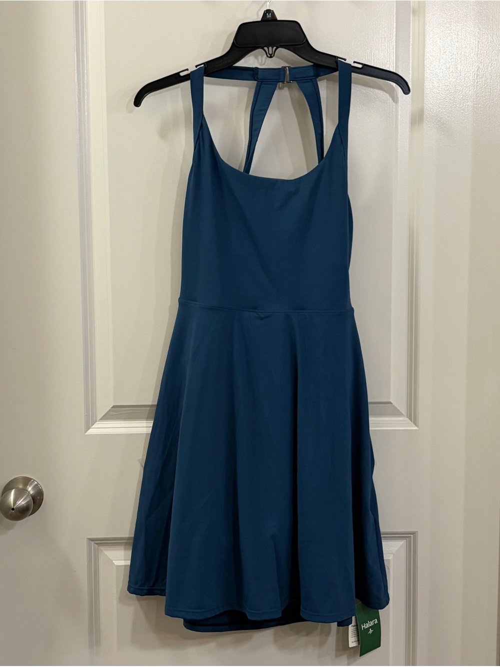 Halara Athletic Dress M Blue Softlyzero Airy Twisted Easy Peezy Dance Active NWT - Picture 2 of 11